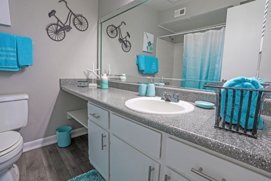 The Marq Apartments Clubhouse Model bathroom 4a